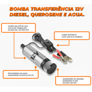 Bomba de Transferência 30 L/min